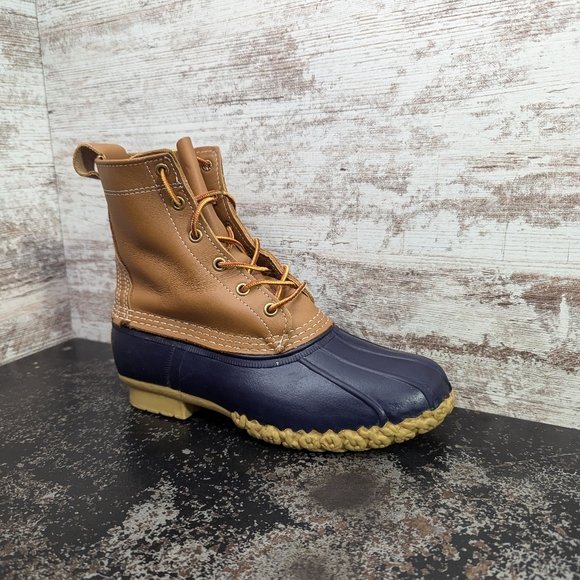 Womens L.L. Bean Duck Boots Sz 7 M Used Made in the USA Classic Winter Outdoor - Picture 2 of 8